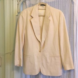 J Crew Cream Soft Blazer
